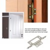 8PCS Stainless Steel Flush Hinges,Silver 2 Inch,Door Hinges for Drawer