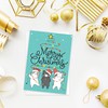 Cute Christmas Greeting Card with Envelope – Kawaii Cat Kitten