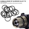 QANYEGN 15Pcs Aluminum Alloy Bicycle Washer, Bicycle Bottom Bracket Spacer,