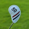 Premium PU Leather Wedge Cover Iron Cover Head Cover 1 Piece with Number Tag (48°, 50°, 52°, 54°, 56°, 58°, 60°) Single item (50°)