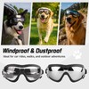 Fohuanky Dog Goggles for Medium Large Breeds Adjustable Strap Dog