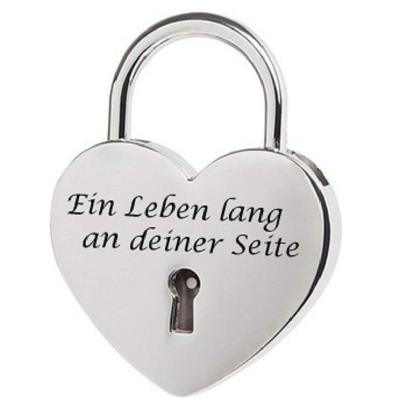 Love Heart In Silver With Large 60 x 45 mm