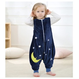 Mama City Children's Sleeping Bag All Year Round Baby Animal Overall Sleeveless 1-6 Years -