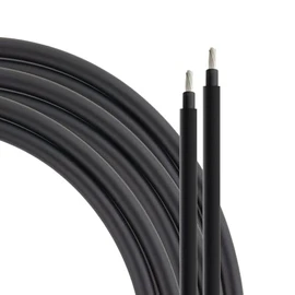 SeKi Solar Cable 4 mm² 10 m H1Z2Z2-K Black PV Cable for Solar Panels up to 1500 V Flexible Double Insulation Pure Copper Cable Ring