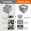 Vexalora Shoe Organizer Box 2 Pack, Shoe Storage Organizer with