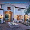 LEONLITE 16 Inch Dusk to Dawn Outdoor Wall Lights, Porch