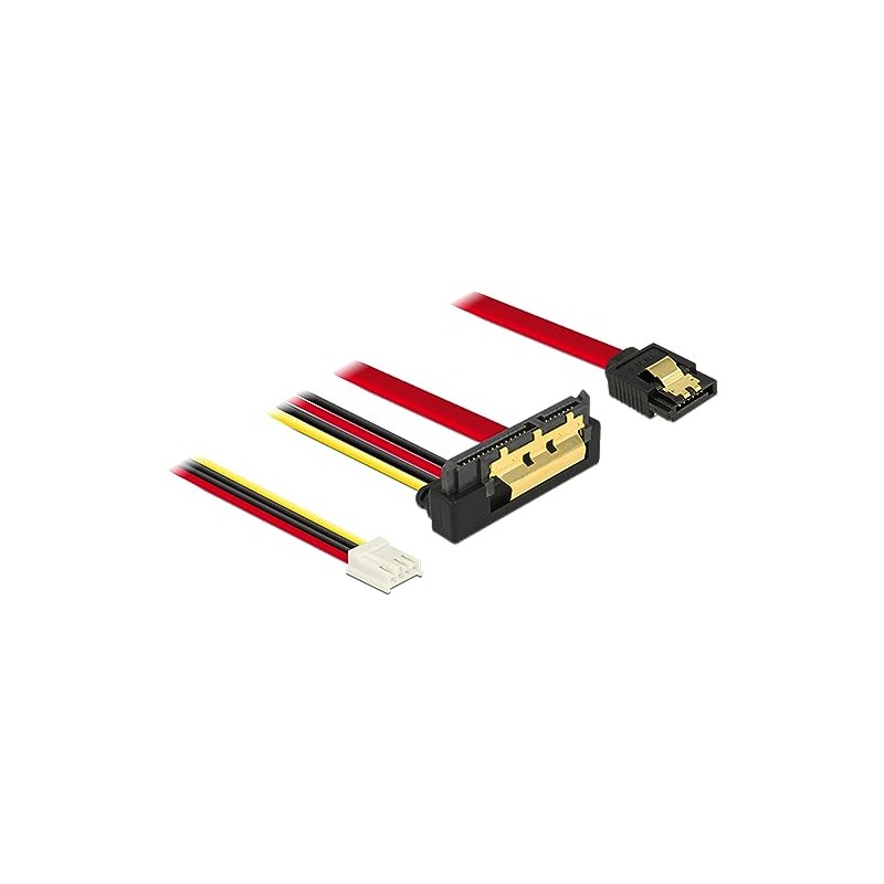 DeLOCK Cable SATA 6 GB/s 7 pin + Floppy 4pin