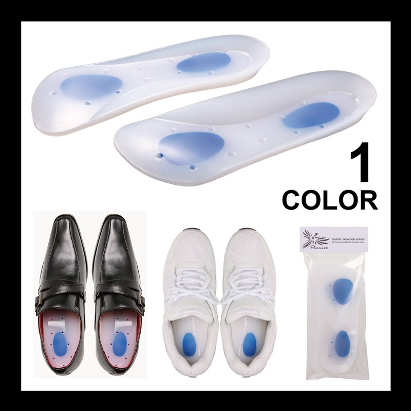PhoenixSole Shock Absorbing Insole, Supple Fit, Arch Support, Deodorizing, Breathable,