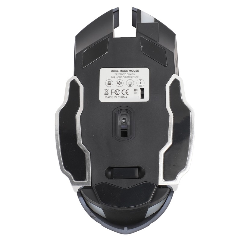 2.4GHz Wireless BT Mouse Dual Mode Silent Easy Operation Ergonomic