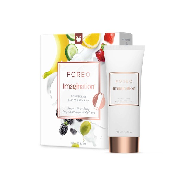 FOREO Imagination DIY Face Mask Base (100ml) for All Skin Types + Recipe Book, Absorption, Antioxidants, Moisturising, Soothing, Cruelty Free, Vegan, Clean & Safe