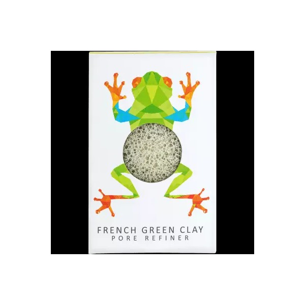 The Konjac Sponge Co. Mini Sponge Gift Box Green Clay