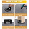 6 PCS 6x6 Post Base for Concrete,Brackets for Wood Posts,Heavy