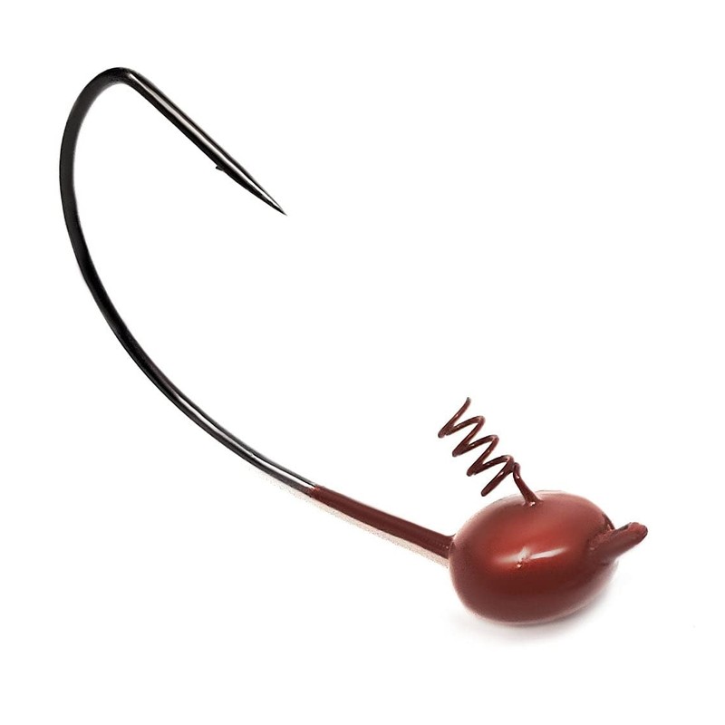 Reaction Tackle Tungsten Shaky Head Jigs, Brown