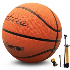 Fantecia Basketball Size 7, Rubber Basketballs with Pump, ideal for Indoor & Outdoor activities