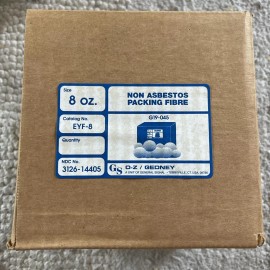 Gedney 8oz Non Asbestos Packing Fibre EYF-8 G19-045 3126-14405 Gedney NEW