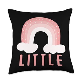 Little Pledge Rush Alumnae Family Reveal Party Fun Big Little Sorority Week Reveal College Sister Recruitment Throw Pillow, 18x18, Multicolor