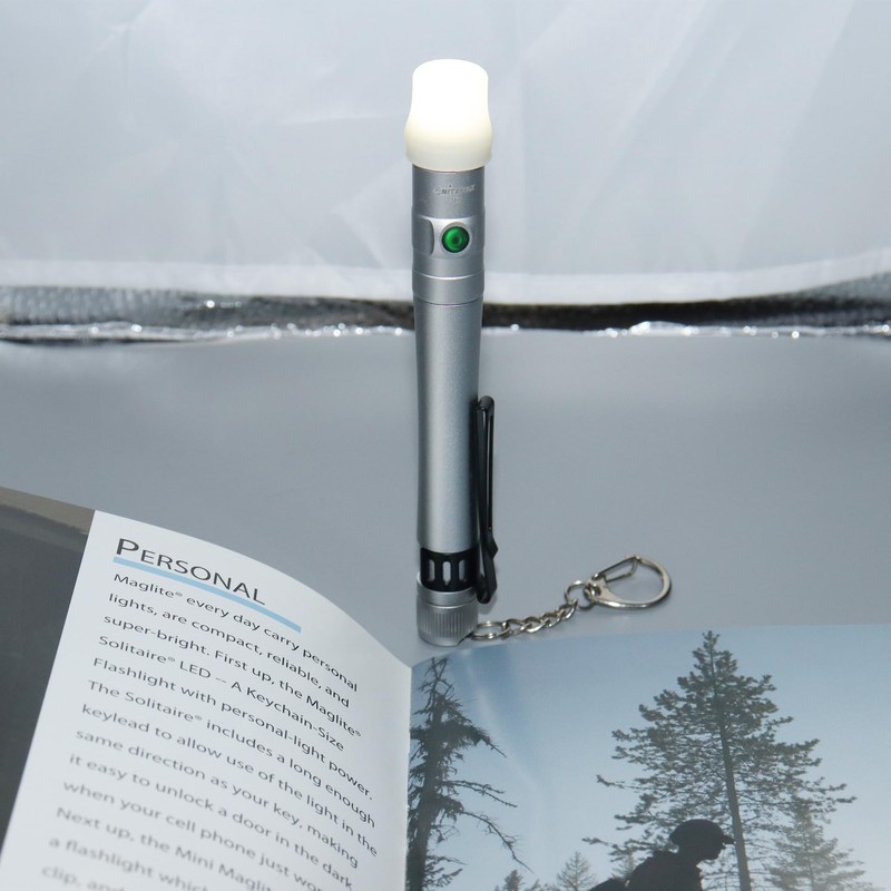 Nitefox Pen Light Flashlight Rechargeable - Mini EDC Pocket Flashlight
