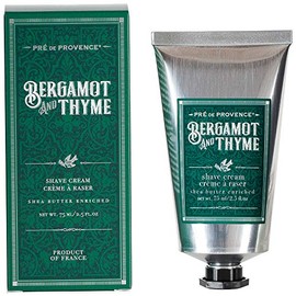 Pre de Provence - Brocha para afeitar de cerdas de jabalí con mango de aluminio para hombre, Crema de afeitar, Shave Cream