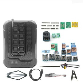 zmart XGecu T48 [TL866-3G] V12.25 Programmer Support 31000+ IC for EPROM/MCU/SPI/Nor/NAND Flash/EMMC/IC TESTER/ TL866II Replace TL866II Plus Universal Minipro Programmer + 28 Adapter + Test Clip os Fast Programming MA