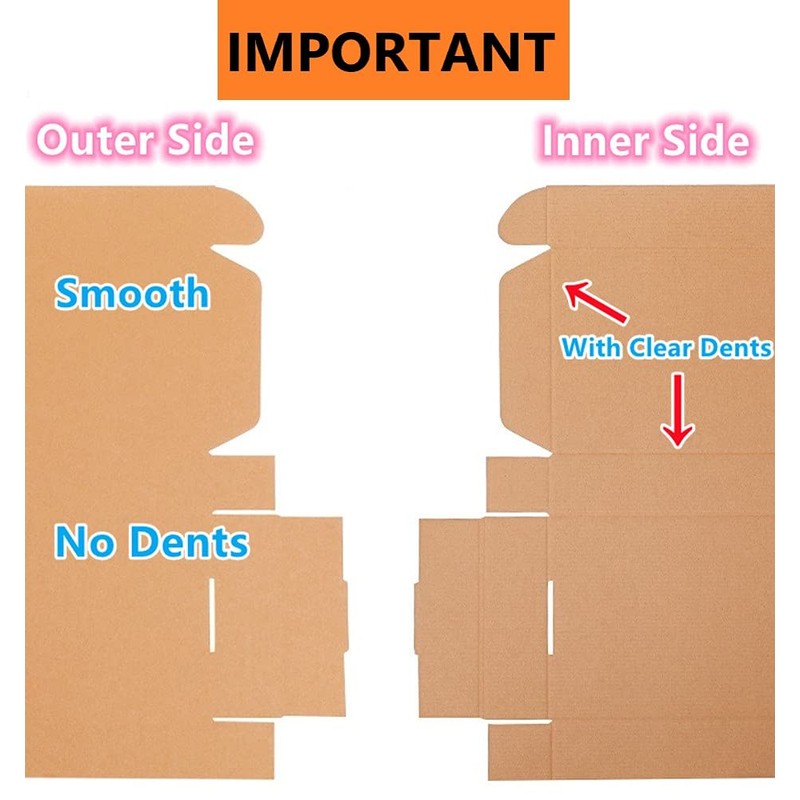 STRBOXONG Brown Cardboard Shipping Boxes (Pack of 10), 130x90x40mm, Eco-friendly,