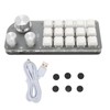 Programmable Keypad 15 Keys 3 Knobs Blue Switch Mechanical Memory