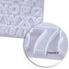 Alphabet Mold Silicone Letter Number Molds Large Alphabet Resin Molds