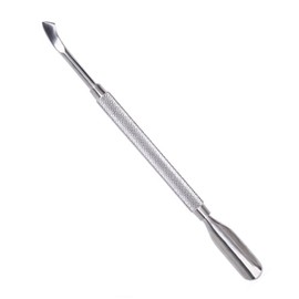 Cuticle Pusher Stainless Steel Nail Scratching with Cuticle Pressing 2-Way Double-Sided Cuticle Treatment