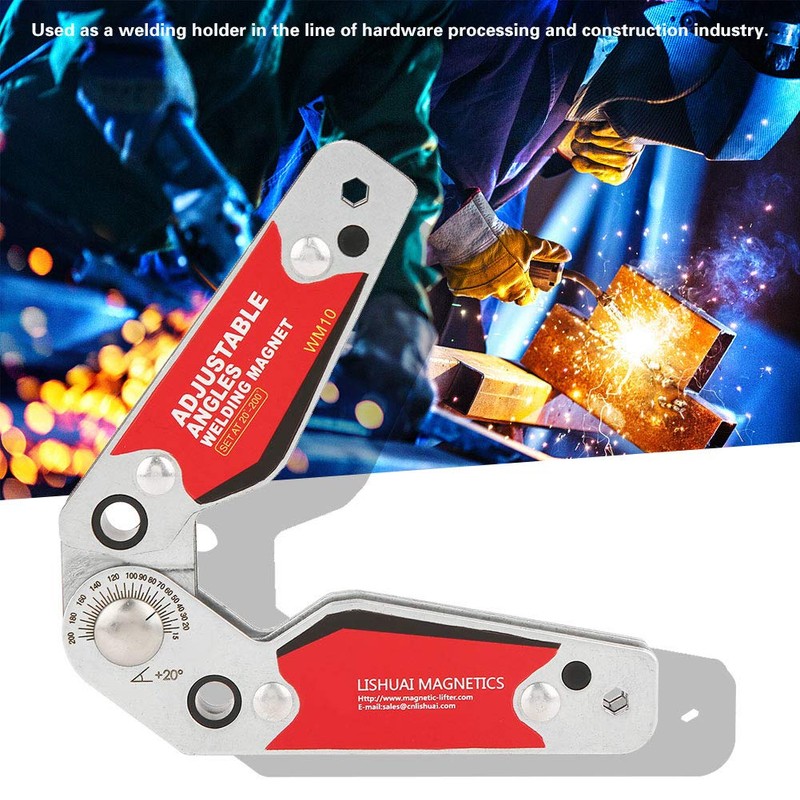 Welding Magnets, 20°-200° Adjustable Angles Welding Magnet Magnetic Angles Welding