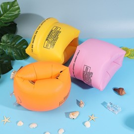 Swimming Arm Floats - Thick Double Airbag Arm Rings for Adults and Children One Size/Orange 5ea