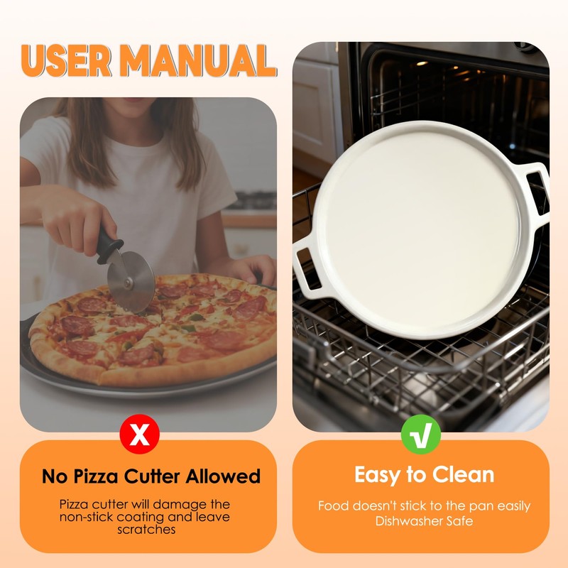 UPGRADED 16" Hybrid Pizza Steel, Lightweight, Fast & Even Heating,