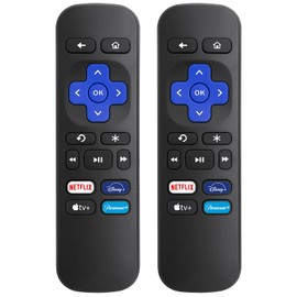 【Pack of 2】 Replacement Remote for Roku Box,for Roku Express,for Roku Premiere,for Roku Player,for Roku1/2/3/4,(NOT for Stick and TV or Game)