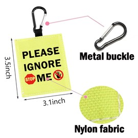 Please Ignore Me Alert Hanging Patch Caution Stop Dog Alert Hanging Patches Nervous Dog Hanging Dog Alert Patches (Please Ignore Me-D)