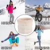 Hileyu Winter Neck Warmer Knitted Fleece Snood for Women Men