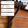 INEFA Screw Socket Gutter to Downpipe, Box Shape, grey