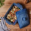 KOOV Ceramic Casserole Dish With Lid, Covered Rectangular Set, Lasagna
