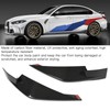 6Pcs Front Bumper Lip Spoiler Anti Collision Carbon Fiber Side