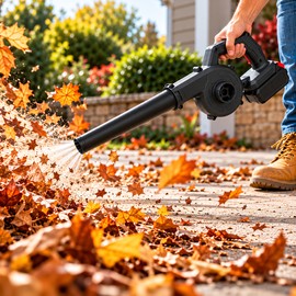 Cordless Electric Air Blower for Home & Outdoor Cleaning – 2-in-1 Blower and Vacuum for Dust, Leaves & Everyday Cleanup
