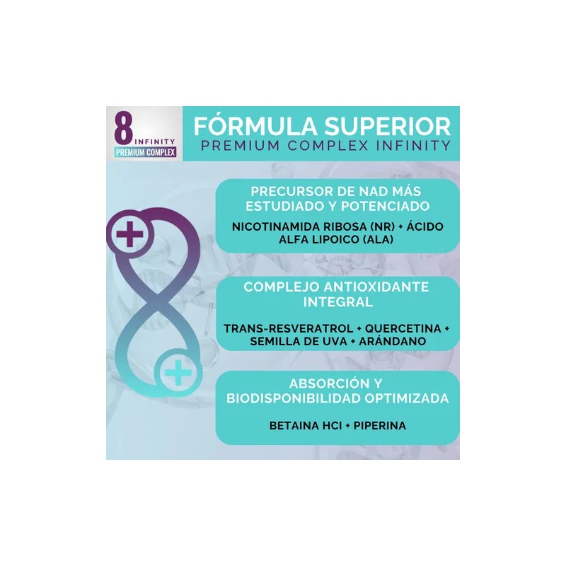 Oby Nad+ Resveratrol Potenciado 8 Ingredientes: Nr Nicotinamida Ribosa, Resveratrol,