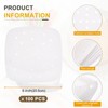 HARFINGTON 100pcs Air Fryer Liners 8 Inch Square Bamboo Steamer