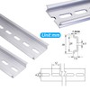 Taiss 3 Pcs DIN Rail Slotted Aluminum RoHS 35mm Wide,