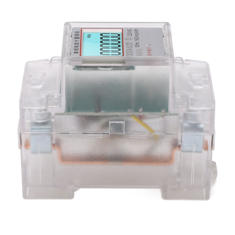 Smart Energy Meter LCD Display Power Consumption Monitor Single Phase