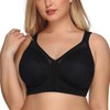 DotVol Women's Full Coverage Minimizer Bra Non-Padded Lace Wirefree Soft