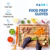 Hand-E Touch Disposable Black Nitrile Gloves X Small 100 Count