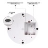Turntable, 360° Electric Rotary Base, Adjustable Direction, Angle, High Speed