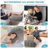 BLABOK Wedge Pillow for Sleeping - Inflatable Leg Elevation Pillow