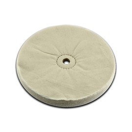 Buffing Polishing Wheel 6" x40 PLY 5/8 Inch Cotton Buffing Wheel Arbor Hole Non-Stitched Buffer Wheel Drill Buffer Attachment Polisher Drill Attachment Metal Polish Super-Deals-Shop