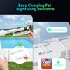 LED Pool Fountain with Remote, Rechargeable Waterfall Spray for Inground
