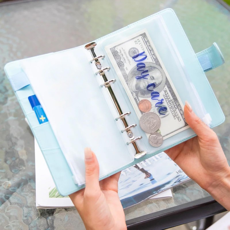 Pack of 20 A5 Binder Pockets, 6 Holes, PVC A5