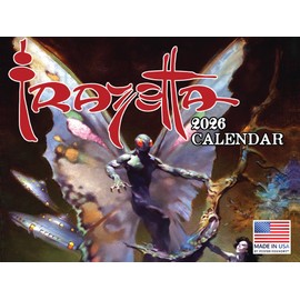 Frank Frazetta Calendar 2026 Fantasy Art Monthly Wall Calender 12 Month | American Made In The USA