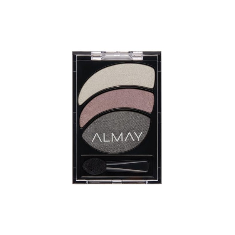 Almay Shadow Trio Palette, Longlasting Smoky Eyeshadow Makeup, Three Shades,